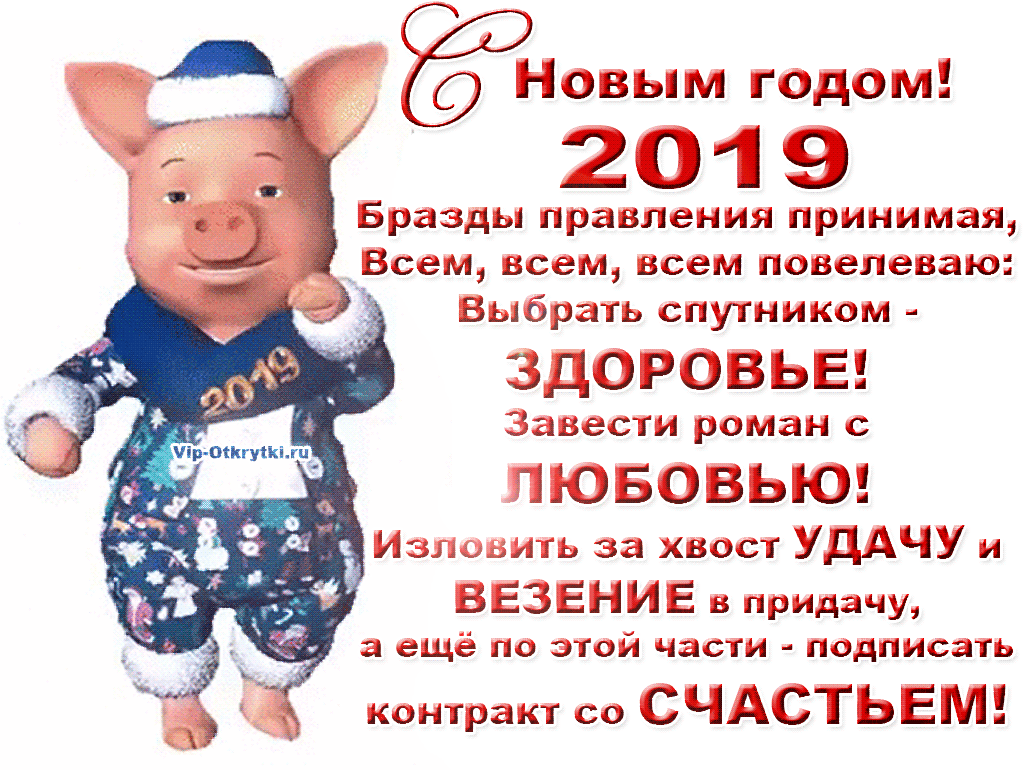 С Новым 2019 годом