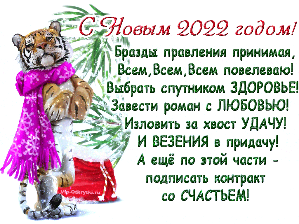 Поздравляю с Новым 2022 годом